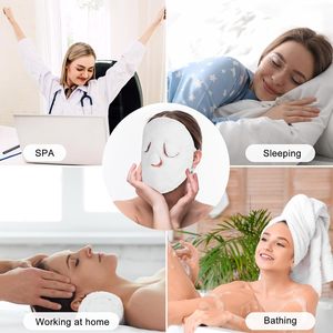 Toalla facial reutilizable al por mayor, mascarilla, vaporizador facial, compresa fría y caliente, belleza hidratante, cuidado de la piel, toallas de Spa para niñas - Product Image 6