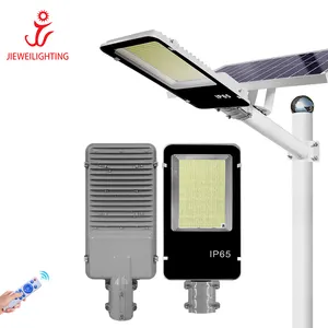 Yüksek kalite iyi fiyat algılama açık su geçirmez Ip65 sıcak beyaz yüksek yönlü 50 100 200 300 400 Watt Led güneş enerjili sokak ışığı