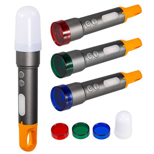 Lampe torche LED rechargeable multifonctionnelle avec zoom et crochet, lumière de camping extérieure, blanche, batterie 1200 mAh - Product Image 2