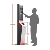 Enregistrement des visiteurs du parc d'attractions Kiosque interactif Machine à files d'attente tactile Machine à billets automatique