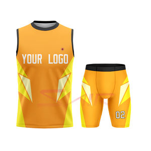 Maillot d'uniforme de football 7v7 entièrement sublimé pour adultes Réversible Plus Size Team Wear Compressions Fabric for Mens Flag Set - Product Image 5