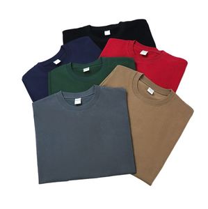 เสื้อยืดแขนสั้นผ้าฝ้ายหนาสำหรับผู้ใหญ่240กรัมเสื้อยืดโอเวอร์ไซส์ออกแบบได้ตามต้องการสำหรับฤดูหนาว - Product Image 4