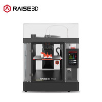 Printer 3D Profesional Raise3D Pro3 Series Dual Extruder, Filamen PLA, Produktivitas Tinggi Baru, Volume Cetak 300x300x300mm