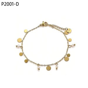 สร้อยข้อมือแฟชั่น P2001 สำหรับผู้หญิง เครื่องประดับคุณภาพสูง - Product Image 2