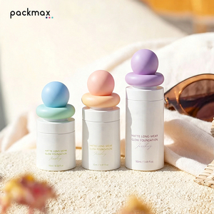 Custom Logo 15-50ml Plastic Airless Pump Bottle – Luxury Empty Vacuum Skincare Packaging <b>for</b> BB Cream & <b>Sunscreen</b> with Precision - Product Image 3