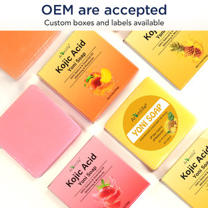 Jabón Íntimo de Ácido Kójico Chinaherbs, Set de Aceites Esenciales para Aclarar la Piel y la Hiperpigmentación Vaginal, Jabón en Barra para Manchas Oscuras - Product Image 2