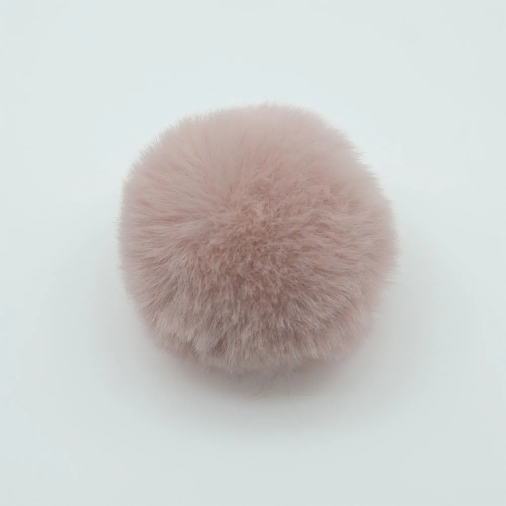 Wohnkult Pompon In Pelliccia Sintetica 10-12 Cm, Colore Beige-Nero, Per Cappelli E Sciarpe – 26 Tinte Disponibili - 5