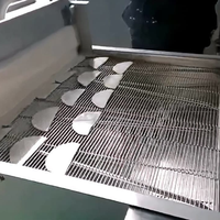 Machine à paner automatique en acier inoxydable pour tempura et fruits de mer, capacité 200 kg/h, avec pompe et roulement, pour restauration rapide