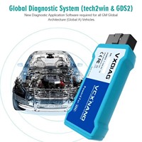 VXDIAG NANO Pro para GM OBD2, herramientas de diagnóstico, escáner WIFI GDS2 Tech2win, soporte de programación ECU, varios idiomas