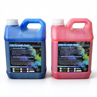 Liquide de fumée colorée de haute qualité, huile liquide pour machine à fumée colorée, capacité de 2 litres