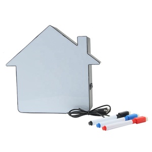 <span class=keywords><strong>Lampe</strong></span> à lettres <span class=keywords><strong>LED</strong></span> lumineuse créative à faire soi-même, alimentée par USB/batterie, en forme de licorne, <span class=keywords><strong>tableau</strong></span> d'affichage effaçable <span class=keywords><strong>pour</strong></span> messages d'écriture manuscrite avec stylos - Product Image 5