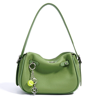 Sac à bandoulière en cuir de vachette de première qualité, design de niche, sac à coussin en cuir véritable, sac bandoulière décontracté mini, nouveau modèle tendance