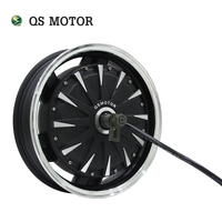 QS Motor 14-Inch 3000W 40H V1.12 72V 70KPH BLDC Electric Scooter Motorcycle Hub Motor Cost-Effective New Condition