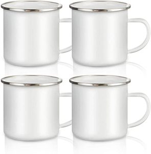 <span class=keywords><strong>Taza</strong></span> de Camping de Metal Esmaltado de 350 ml Personalizada al por Mayor de RubySub Factory, <span class=keywords><strong>Taza</strong></span> Esmaltada para Sublimación - Product Image 1