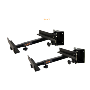 K-3009B Adjustable Metal 20kg Capacity Flexible Sizing No-Drill Protection Wall Mount <b>Speaker</b> Audio <b>Stand</b> - Product Image 1