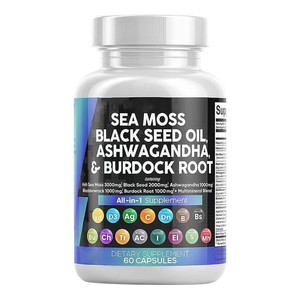 Irish biển rêu & Đen Hạt giống dầu Viên Nang-Kép Marine-Chiết xuất thảo dược-Nhà máy cung cấp trực tiếp - Product Image 1
