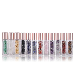Flacon <span class=keywords><strong>de</strong></span> parfum <span class=keywords><strong>roll</strong></span>-<span class=keywords><strong>on</strong></span> <span class=keywords><strong>de</strong></span> luxe en verre <span class=keywords><strong>de</strong></span> cristal <span class=keywords><strong>de</strong></span> <span class=keywords><strong>jade</strong></span> <span class=keywords><strong>de</strong></span> 10 ml, flacon vide pour huiles essentielles avec bille en <span class=keywords><strong>pierre</strong></span> et capuchon en aluminium or rose - Product Image 6