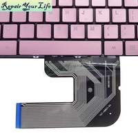 Clavier d'ordinateur portable rétroéclairé en anglais américain pour BMAX IPASON MaxBook P1 P1X P2 G154GPJ41 X15 X317A, nouveau clavier rouge