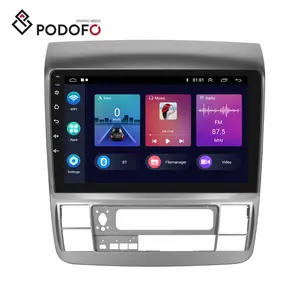Podofo 9Inch Android Car Stereo Radio Carplay Android Auto GPS RDS HIFI with AHD Camera For Toyota Alphard 10 Series 2003-2007