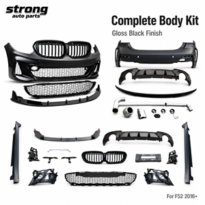 Kit complet d'extérieurs pour BMW Série 1 F52 berline 2016-2023 : <span class=keywords><strong>pare</strong></span>-chocs <span class=keywords><strong>avant</strong></span> et arrière, calandre, capot, phares, kit de modernisation - Product Image 1