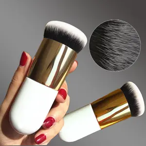 Beste Foundation Brush Platte Crème Make-Up Kwasten Professionele Cosmetische Make-Up Hoogtepunt Losse Poeder Borstel