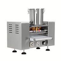 Machine automatique à crêpes et pancakes, machine à cuire électrique commerciale pour la production de pâte à rouler avec déposeur de garniture pour la production de gâteaux et de pâtisseries