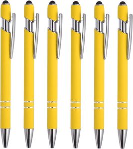 Custom Logo 2-in-1 Stylus Ballpoint <b>Pen</b>, Retractable Soft Grip Touch Screen <b>Pen</b> for IPad, <b>Tablet</b>, Phone, Office - Product Image 4
