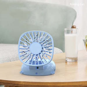 Ventilador de Mesa Portátil, Mini Ventilador de Mano <span class=keywords><strong>Plegable</strong></span>, <span class=keywords><strong>Radiador</strong></span> de Viaje, Ventilador de Mano <span class=keywords><strong>Plegable</strong></span> para Uso Personal al Aire Libre - Product Image 4
