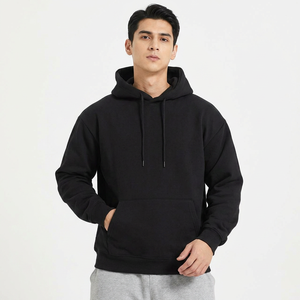 Sudadera con Capucha para Hombre, Estilo Nuevo, 100% Algodón Francés, Logotipo Personalizado, Hombros Caídos, Talla Grande, Venta al Por Mayor - Product Image 1