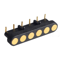 Connecteur de sonde à ressort HYTEPRO C716 à 90 degrés, 6 broches, pour équipements aérospatiaux, médicaux et appareils électroniques grand public