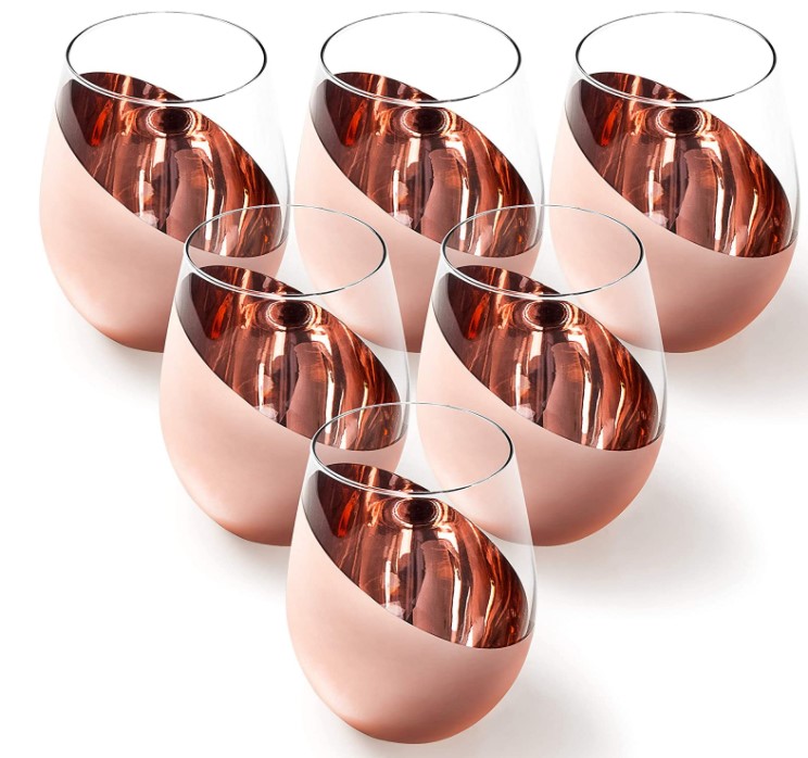 Human mouth blown egg shaped high quality customized size stemless wine glass crystal wine glass