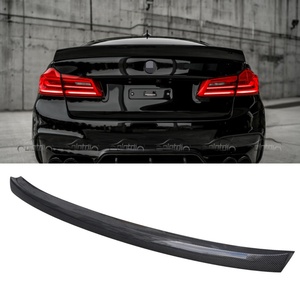 BMW G30 M Tech F90 M5C Carbon Fiber Rear <b>Boot</b> Trunk Lip Spoiler Tail Wing Ducktail Spoiler Kit - Product Image 4