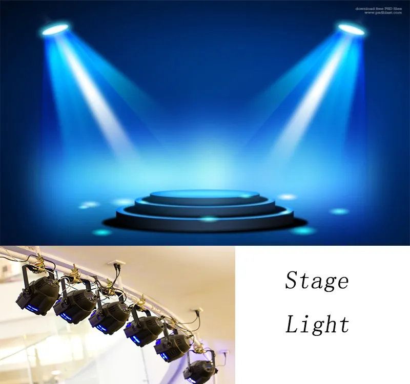 โคมไฟเวทีและน้ำพุพลังงานสูง1.5W 3W SMD LED Tri-Color 3535 RGB