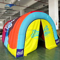Offre Spéciale Usine Durable Géant Grand Événement En Plein Air Commercial Blowup Partie Carport Gonflable Garage Tunnel Tente Salons Commerciaux