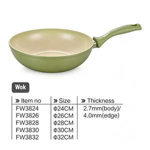 Juego de Ollas y Sartenes de Cocina de Inducción de Alta Calidad, Wok Verde, de Aluminio Grueso con Revestimiento Antiadherente <span class=keywords><strong>Tefal</strong></span> - Product Image 4