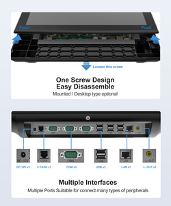 Hoàn thành 15 inch <span class=keywords><strong>Windows</strong></span> <span class=keywords><strong>10</strong></span> điện tử POS Tiền mặt đăng ký Máy đa-os Hỗ trợ <span class=keywords><strong>Bluetooth</strong></span>/Wi-Fi tính năng tự động cho nhỏ - Product Image 6