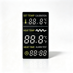 Juego de pegatinas de membrana para panel de control de termostato OEM personalizado, calibración de temperatura, alarma de tiempo, prueba, PVC, PET, adhesivo - Product Image 2