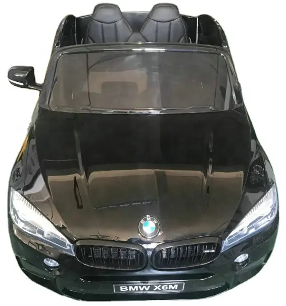 ใหม่ BMW X6M ได้รับใบอนุญาตนั่งบนรถ2ที่นั่ง12โวลต์เด็กรถยนต์ไฟฟ้า