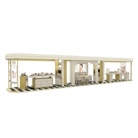 Maßgefertigte Beste Make-up-Shop-Ausstattung Kosmetik-Ladenausstattung Schönheitsbedarf-Laden Kosmetik-Vitrine