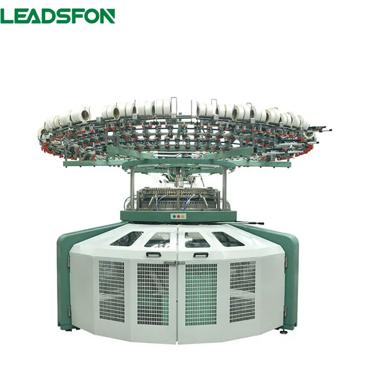 LEADSFON Factory Manufacturer Price Single Jersey Circular Knitting Machine Making for T Shirt Fabric