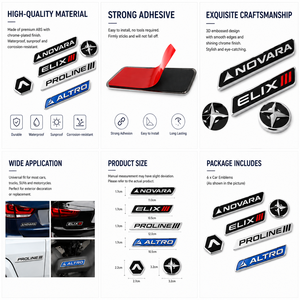 Sports Style 3D Chrome ABS Plastic Car Emblem Custom Nameplate <strong>Auto</strong> Badge for 3M Adhesive Exterior <strong>Decoration</strong> <strong>Decal</strong> - Product Image 6