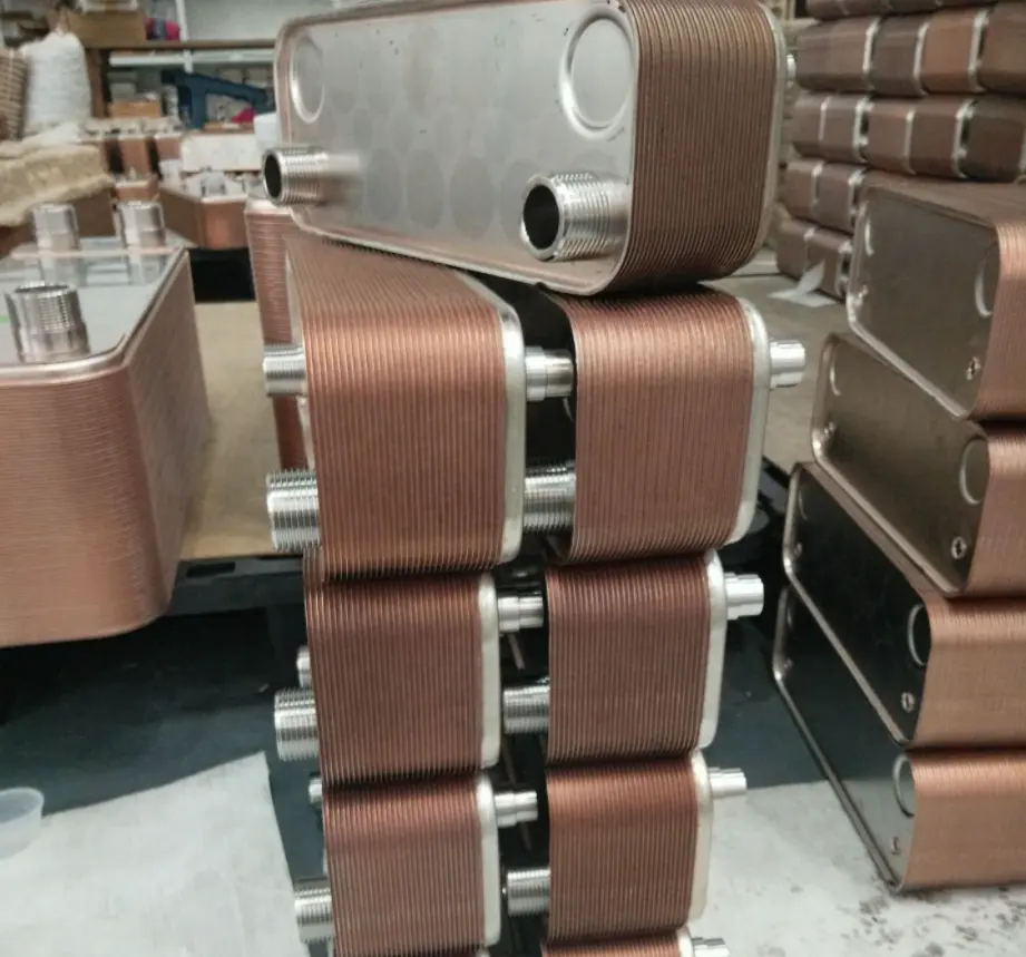 Nuochen High Pressure Heat Exchanger Brazed Copper Heat Exchanger