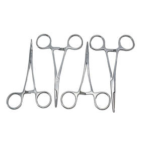 Pinzas Hemostáticas de Acero Inoxidable para Cirugía Canina, 15 cm, Punta Recta, Instrumento Quirúrgico Veterinario Reutilizable - Product Image 3
