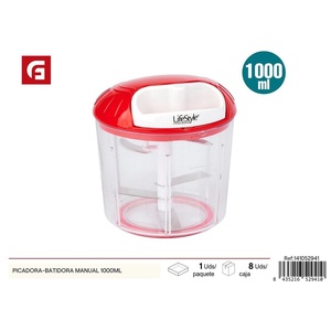 Tritatutto a mano-frullatore 1000 ml-utensili da cucina