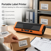 Imprimante d'étiquettes thermiques portable 8 pouces, imprimante d'étiquettes d'expédition 4x6, imprimante d'étiquettes de codes-barres pour la logistique d'entrepôt
