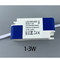 Fuente de alimentación LED de 12-80V CC para focos, luces de techo y downlights de 4-7W con corriente constante