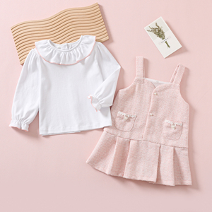 All'ingrosso abbigliamento per bambini Set di 2 pezzi per bambine inverno natale vestito vestito a maniche lunghe vestito per bambine - Product Image 3
