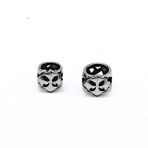 yunnique Stainless Steel Hollow <b>Spacer</b> Beads For Jewelry Making European Style Metal Beads GZYA-0034 - Product Image 1