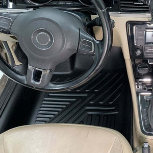 Tapis de sol de voiture 5D de haute qualité, imperméables, en TPE écologique, de la marque KQD, pour Volkswagen Golf 2014~ - Product Image 2