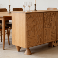 Meuble TV moderne en MDF écologique, durable et luxueux, avec étagères réglables, pour salon, centre multimédia, cuisine, chambre à coucher